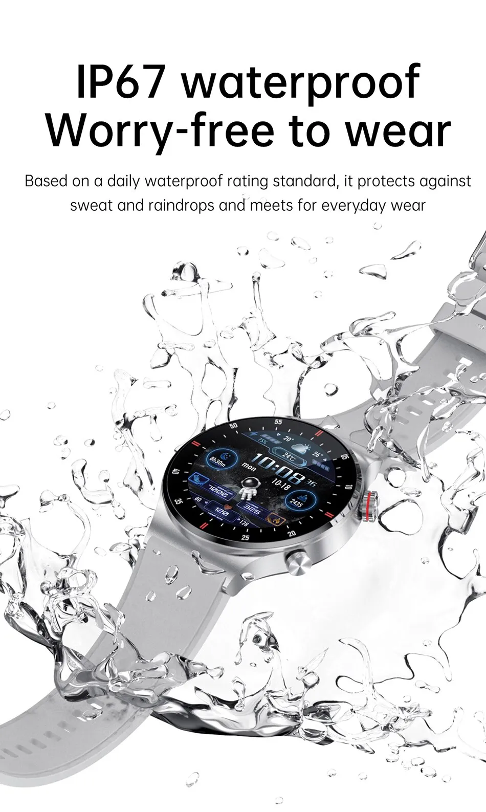 LIGE ECG+PPG Bluetooth Call Smart Watch Men 2023 Sports Bracelet NFC Waterproof Custom Watch Face Men SmartWatch For IOS Android