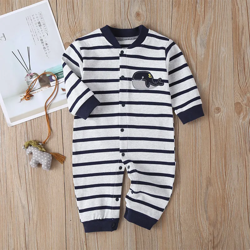 Newborn Baby Romper 2023 Fall Long Sleeves Bowtie Style Bebe Boy Girl Clothes Little Gentle Man Penguin Infant Babe Jumpsuits