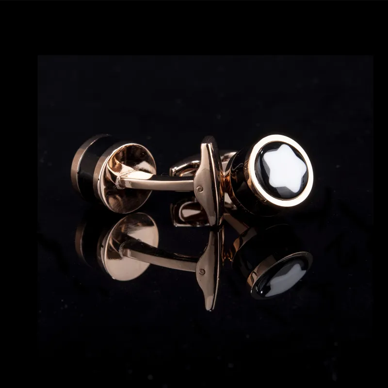 FLEXFIL Luxury shirt cufflinks for men's Brand cuff buttons cuff links gemelos High Quality round wedding abotoaduras Jewelry