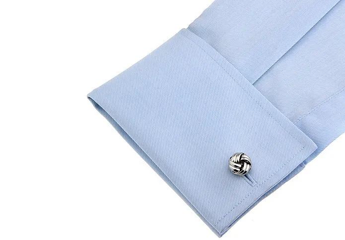 Free shipping Black Cufflinks for men fashion knot design top quality copper hotsale cufflinks whoelsale&retail