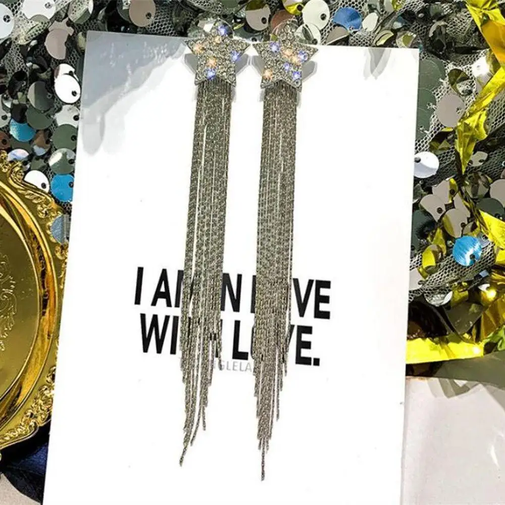 2023 New Fashion Trend Unique Design Elegant Delicate Light Luxury Pearl Leaf Tassel Earrings Women Jewelry Party Premium Gifts