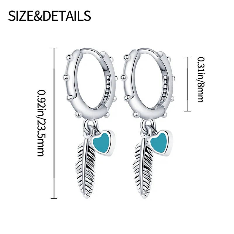 2023 Hotsale Earrings 100% 925 Sterling Silver Hoop Earrings Pendant Pave CZ U Shape Zircon Jewelry For Women Sparkling Wedding