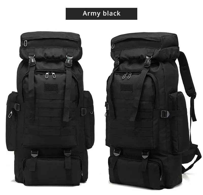 Outdoor Camouflage Backpack Men Large Capacity Waterproof Outdoor Military Backpack Travel Backpack for Men Hiking Bag