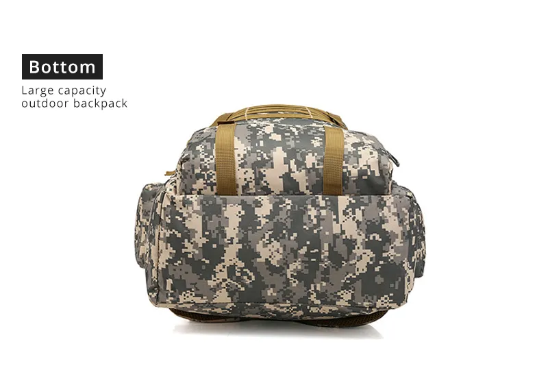 Outdoor Camouflage Backpack Men Large Capacity Waterproof Outdoor Military Backpack Travel Backpack for Men Hiking Bag