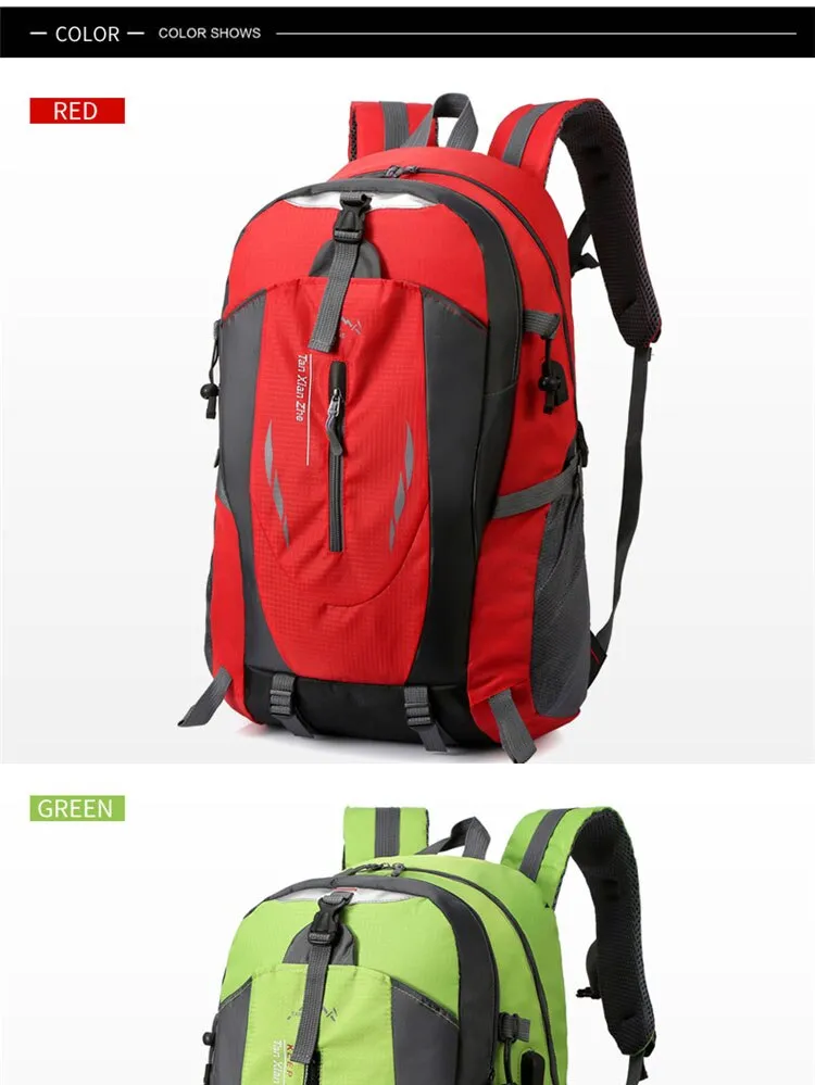 A Large-capacity Men And Women Universal Outdoor Travel Backpack Waterproof Hiking Lightweight Duffel Bag