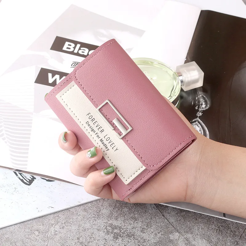 Big Fire Sales For Wallets Women Wallets Cheap High Quality Purses Short Section Wallet Female Bags Mini ID Holders