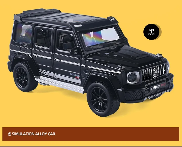 1/32 G700 Alloy Car Model Simulation Toy Diecast Vehicles Off-road SUV With Sound N Light Collectible Kids' Gift