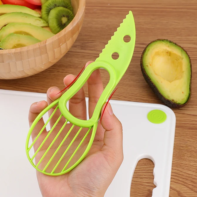 Creative Avocado Cutter Shea Corer Butter Pitaya Kiwi Peeler Slicer Banana Cutting Special Knife Kitchen Veggie Fruit Tools