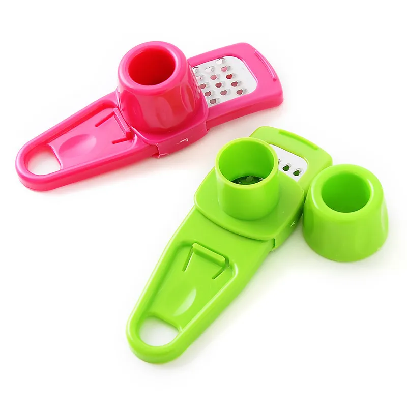 1pcs Garlic Press Crusher Manual Garlic Mincer Chopping Garlic Tool Home Garlic Masher Kitchen Ginger Garlic Grinding Grater