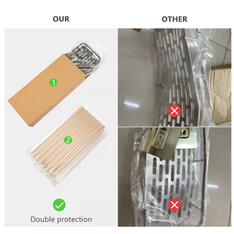 Bathroom Shelf No-drill Wall Mounted Shelves Shampoo Storage Rack Holder for Shower Square Aluminum Bath Organizer Accessories