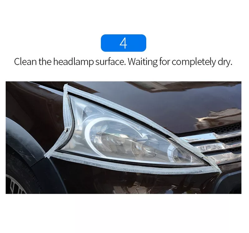 Headlight Chemical Polishing Kit Headlights Liquid Polymer Repair Fluid Polishing The Headlights Car Headlight Restoration Kit