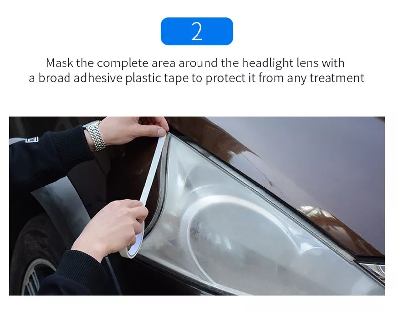 Headlight Chemical Polishing Kit Headlights Liquid Polymer Repair Fluid Polishing The Headlights Car Headlight Restoration Kit