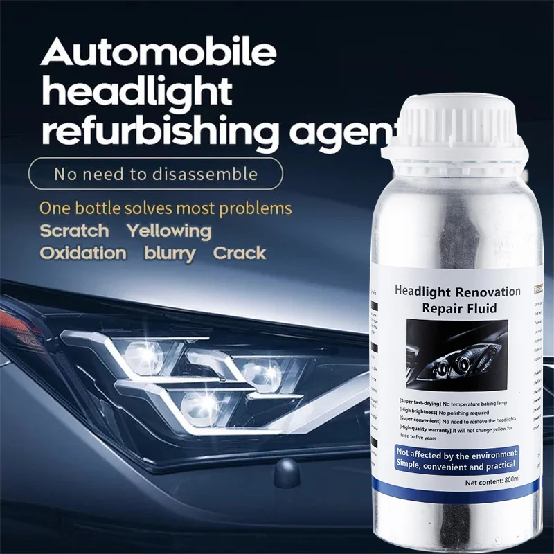 Headlight Chemical Polishing Kit Headlights Liquid Polymer Repair Fluid Polishing The Headlights Car Headlight Restoration Kit