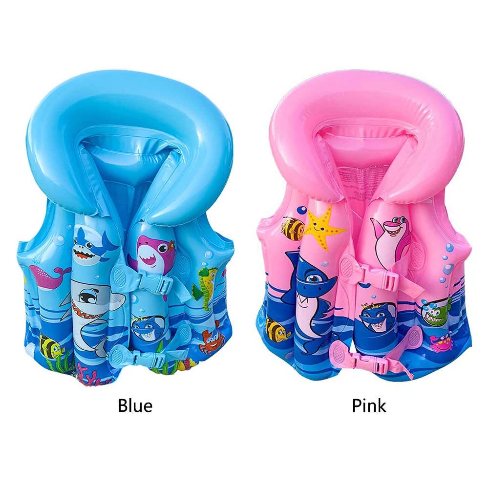 PVC Drifting Safety Vest Lightweight Inflatable Buoyancy Survival Suit Adjustable Webbing Safety Buckle for Swimming Sea Fishing