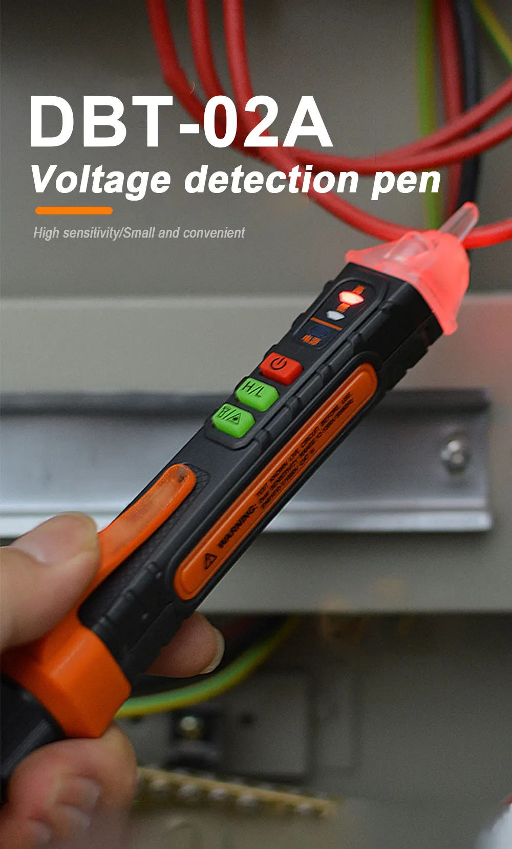 Non-Contact Voltage Detector Electrical Pen AC Voltage Tester Smart Breakpoint Finder 12-1000V