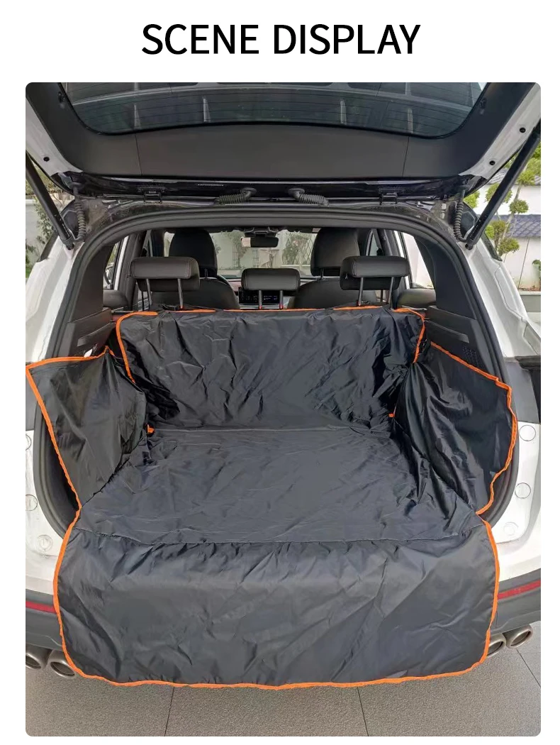 SUV Cargo Liner for Dogs, Waterproof Pet Cargo Cover Dog Seat Cover Mat for SUVs Sedans Vans