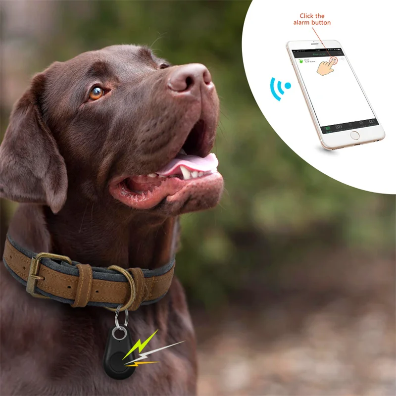 Pet Smart GPS Tracker Mini Anti-Lost Bluetooth Locator Tracer for Dog Cat Kids Car Wallet Key Finder Pet Collar Dog Accessories